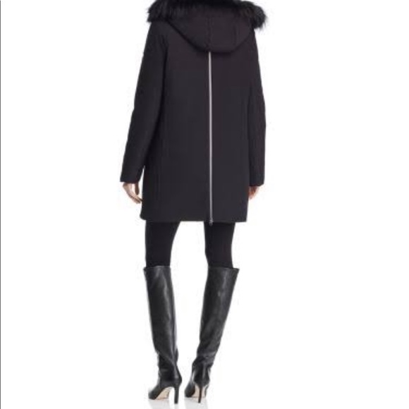 Derek Lam 10 Crosby Black Down Coat - Picture 4 of 12